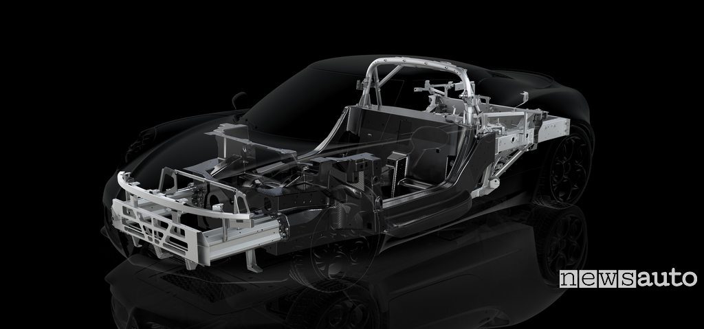 Telaio in carbonio e alluminio Alfa_Romeo_4C