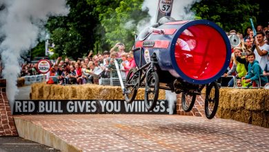 Auto della Red Bull Soapbox Race Gara Red Bull Roma