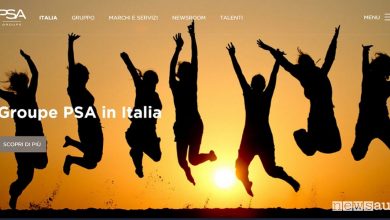 sito web per Groupe PSA Italia