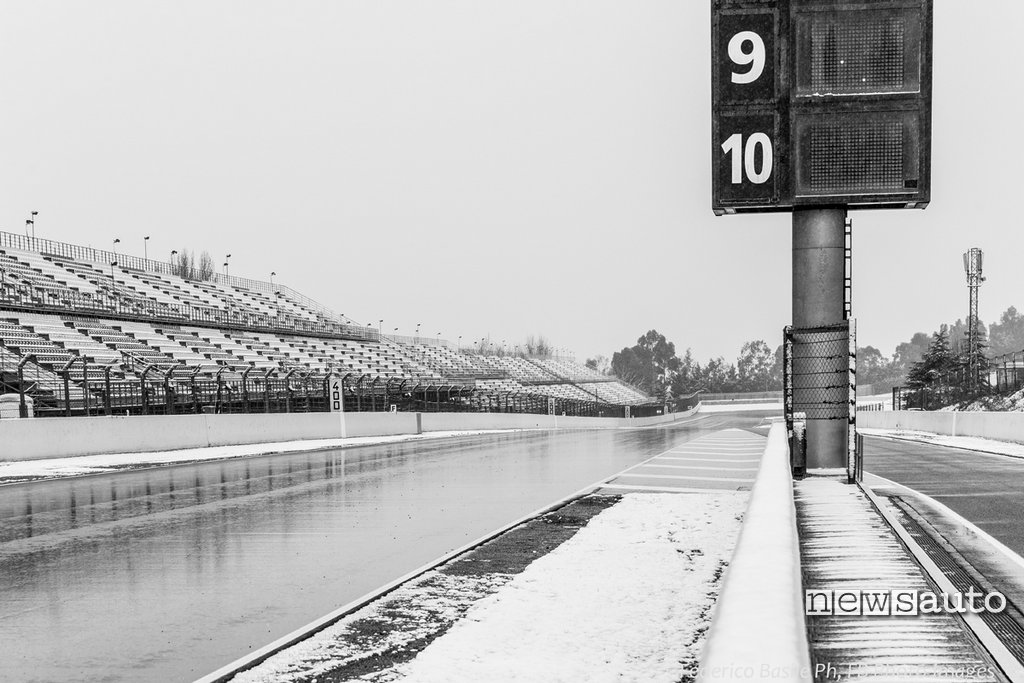 Neve in spagna Test F1 2018