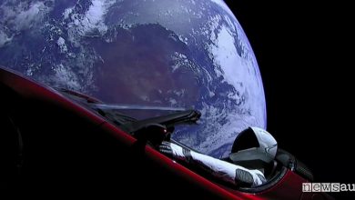 Tesla nello spazio