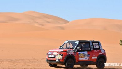 Auto elettrica da rally nel deserto Citroen E-Mehari