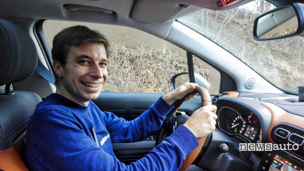 Citroen C3 Aircross sulla neve con Marco Paternostro alla guida