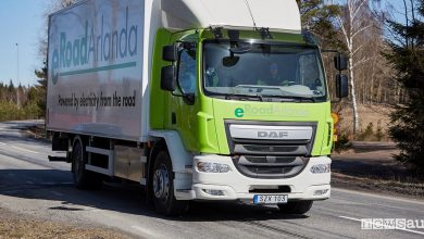Strada intelligente eRoad Arlanda Svezia