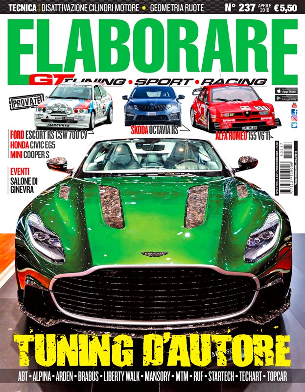 Elaborare magazine cover aprile 2018 155 V6TI 