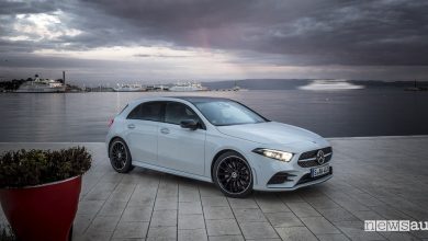 Mercedes fari Multibeam Led, vista frontale Classe A