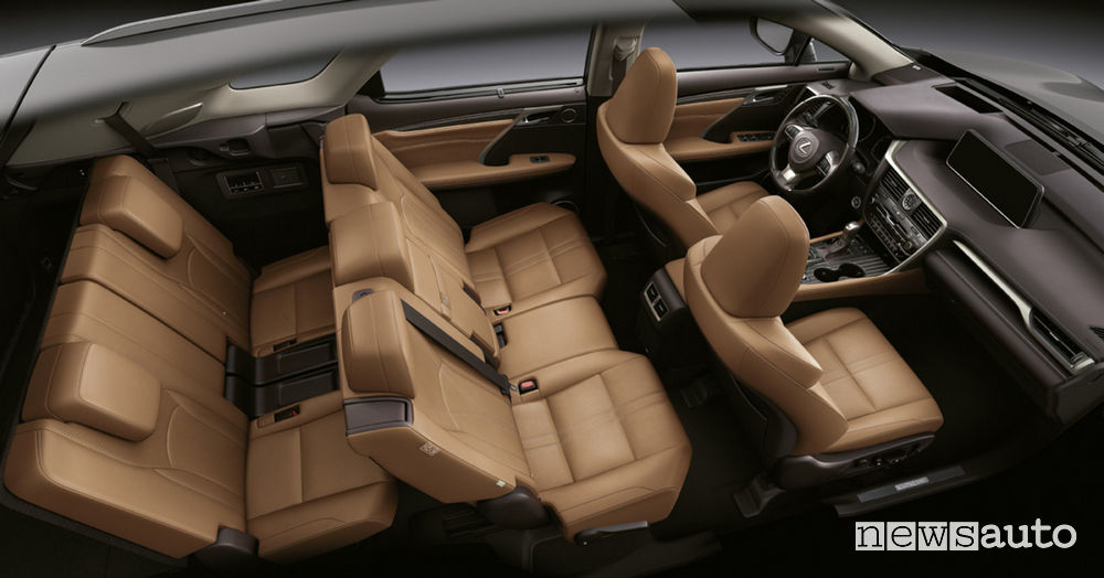 Lexus RX L nuovo SUV sette posti