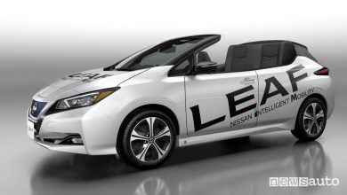 Nissan Leaf Open Car auto elettrica cabrio