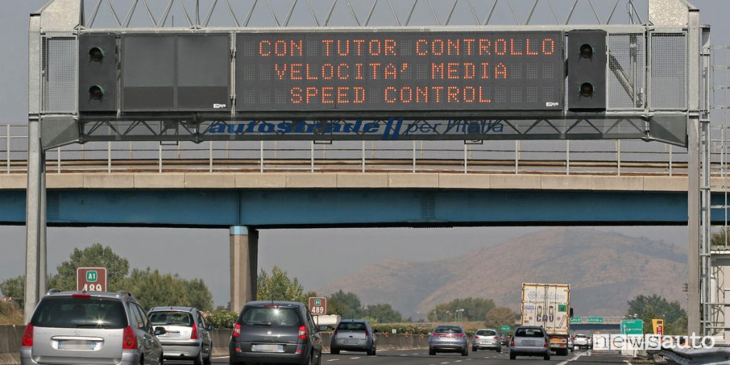 Tutor spenti in autostrada
