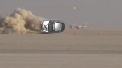 Crash Honda Insight record velocità 300 km/h INCIDENTE AUTO RECORD di Velocità