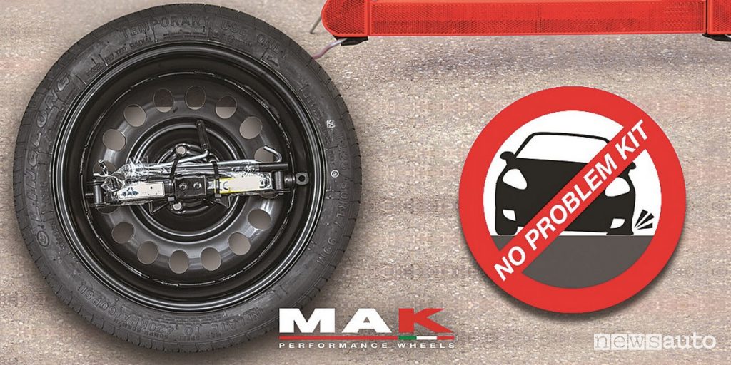 Kit ruota ruotino di scorta MAK