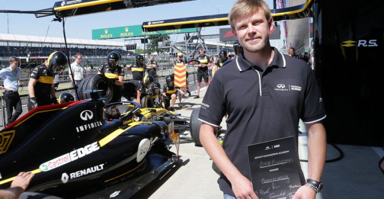 Benedikt Helling vincitore 2018 Infiniti Engineering Academy