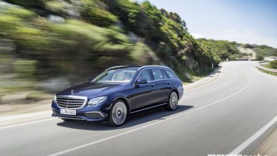 Mercedes-Benz Classe E Wagon vista di profilo