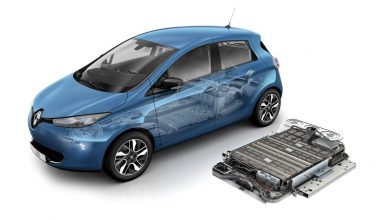 Batteria auto elettrica renault zoe 40 300 km