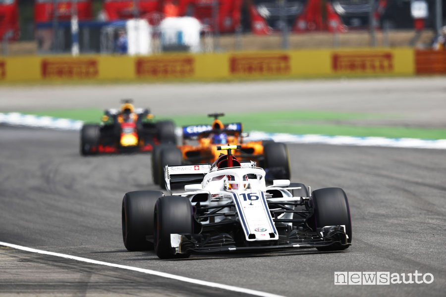 F1 2018 Gp Germania Hockenheim Alfa Romeo Sauber Charles Leclerc