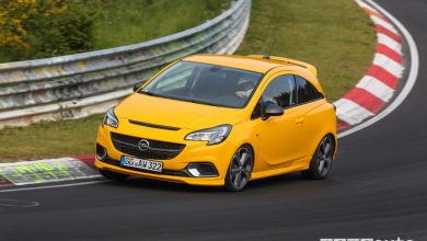Opel Corsa GSi 2019 in pista al Nürburgring-Nordschleife