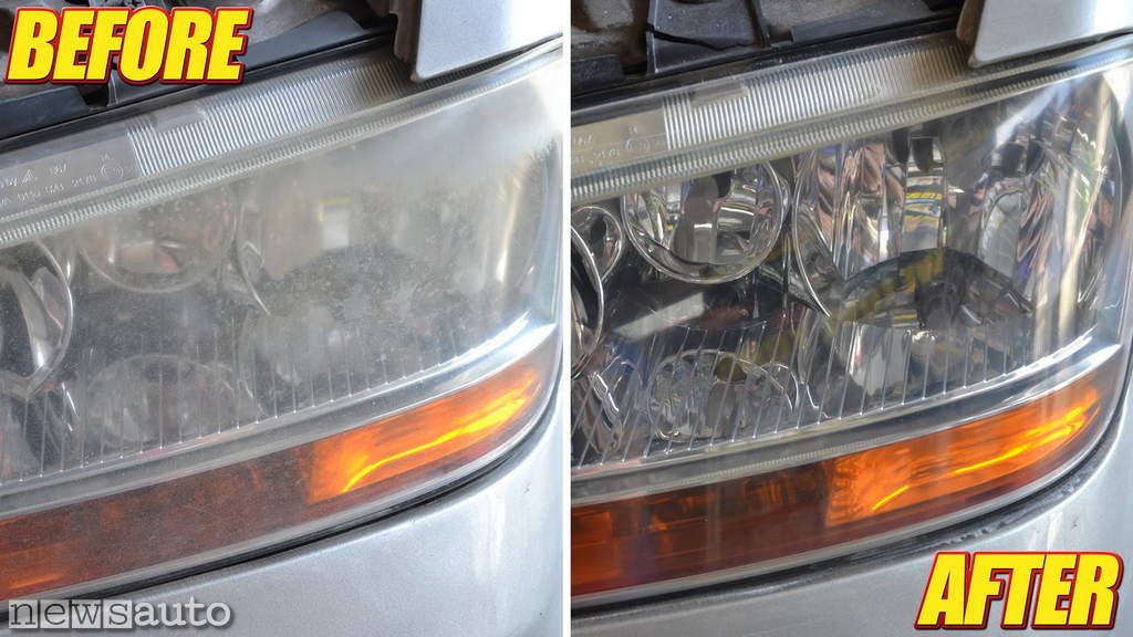 Consigli vendita auto usata pulizia fari auto usata