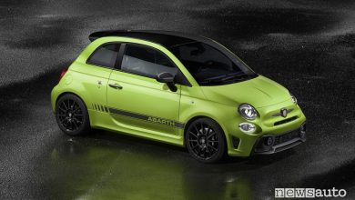 Abarth 595 2019 Competizione verde adrenalina, vista laterale