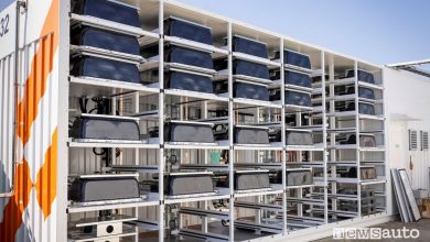 Batterie auto elettriche, unità per lo stoccaggio di energia