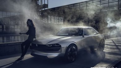 Peugeot e-Legend Concept, vista di profilo