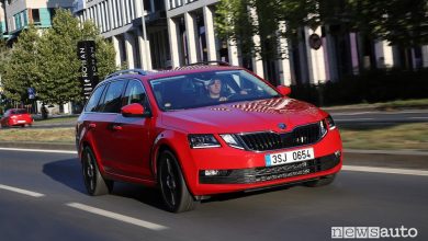 Skoda Octavia metano G-TEC, vista frontale