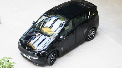 Sono Motors Sion auto elettrica vista dall'alto