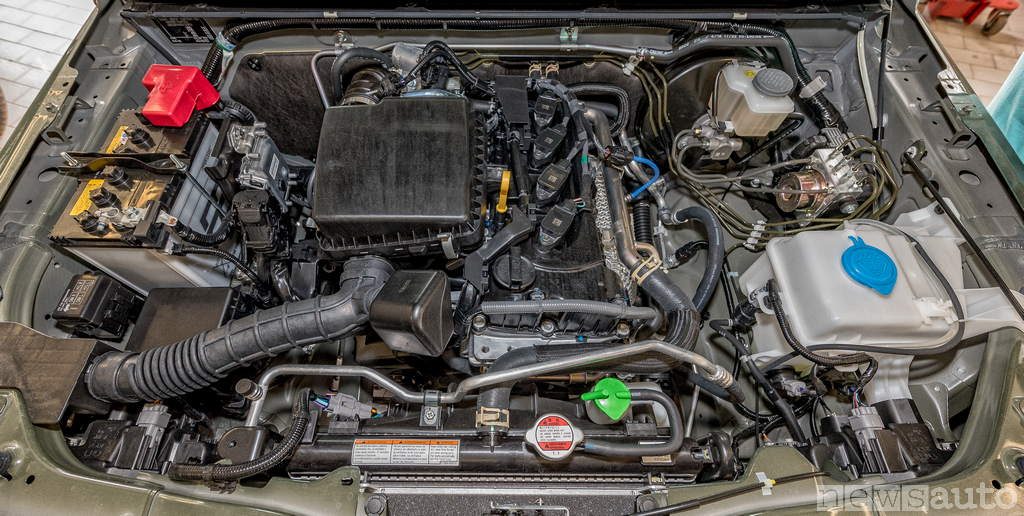 Il motore della Suzuki Jimny è un 1.5 a benzina 