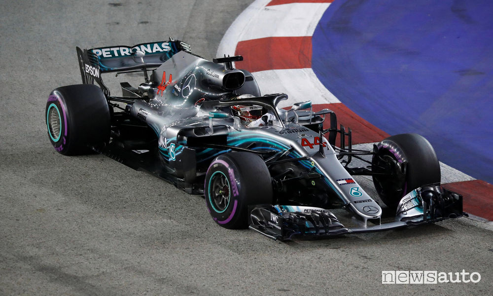 F1 2018 GP Singapore Mercedes Lewis Hamilton