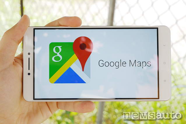 tachimetro su Google Maps Android