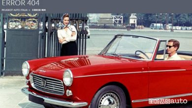 Pagina non trovata errore 404 Peugeot Italia