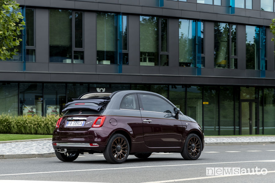 Fiat_500 Collezione cabrio, vista laterale