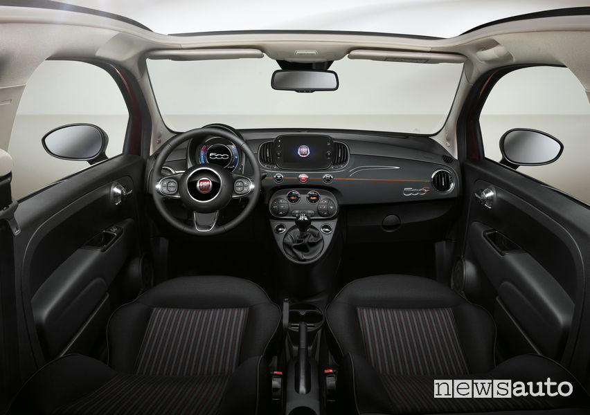 Fiat_500 Collezione, plancia strumenti
