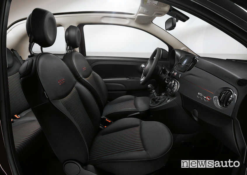 Fiat_500 Collezione, sedili anteriori