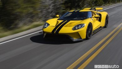 Ford GT, vista frontale