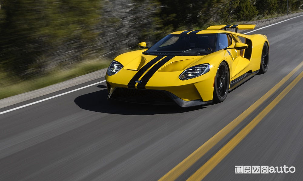 Ford GT, vista frontale