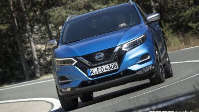 Nissan Qashqai 2019 blue, vista frontale