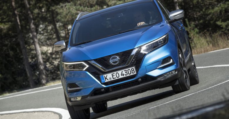 Nissan Qashqai 2019 blue, vista frontale