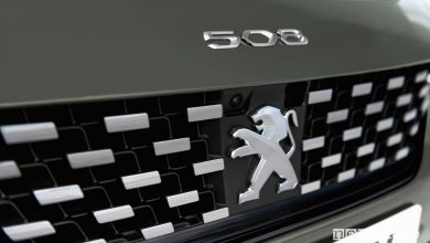 Peugeot_508 SW First Edition, griglia anteriore con la telecamera incastonata nel Leone