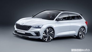Skoda RS Vision RS, vista di profilo