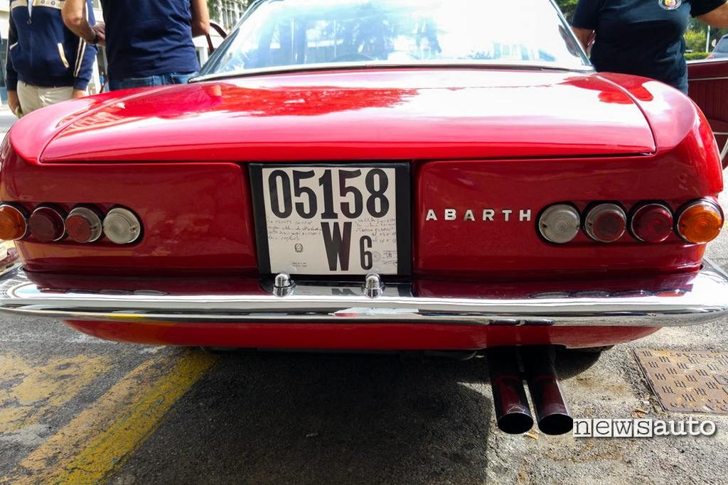 Targa auto storica