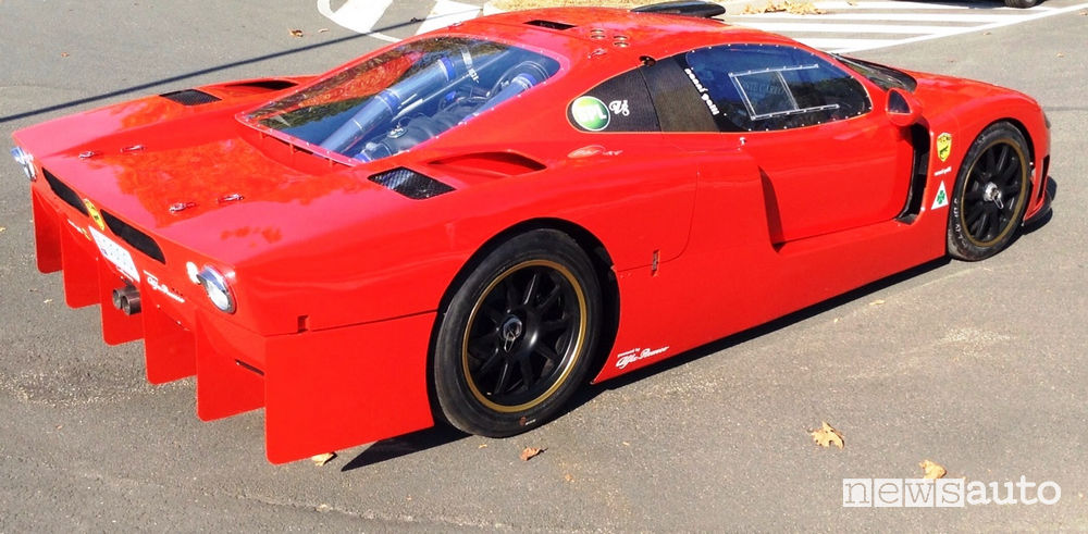 Tecno Nanni Galli V8 Ecoracing GPL, vista posteriore