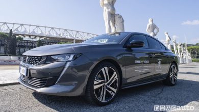 Peugeot 508 all'evento benefico Tennis & Friends Roma 2018