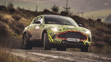 Aston Martin DBX test eart