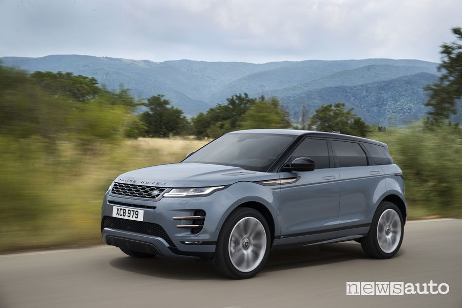Range Rover_Evoque 2019, vista di profilo