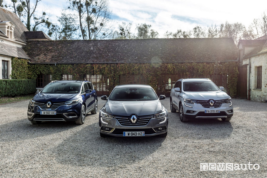 Renault Espace, Koleos, Talisman segmento D