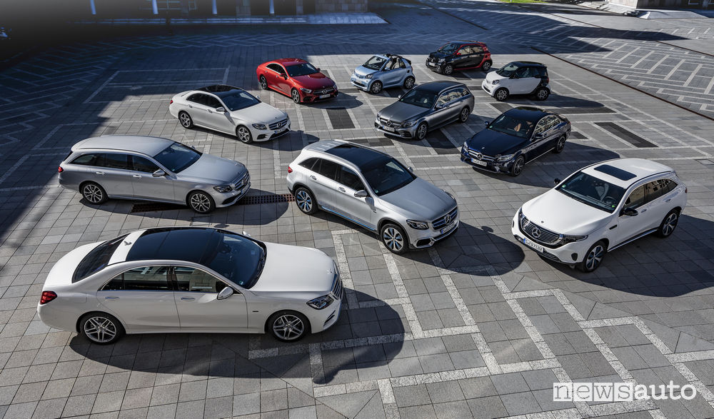 Mercedes-Benz gamma EQ elettrificata