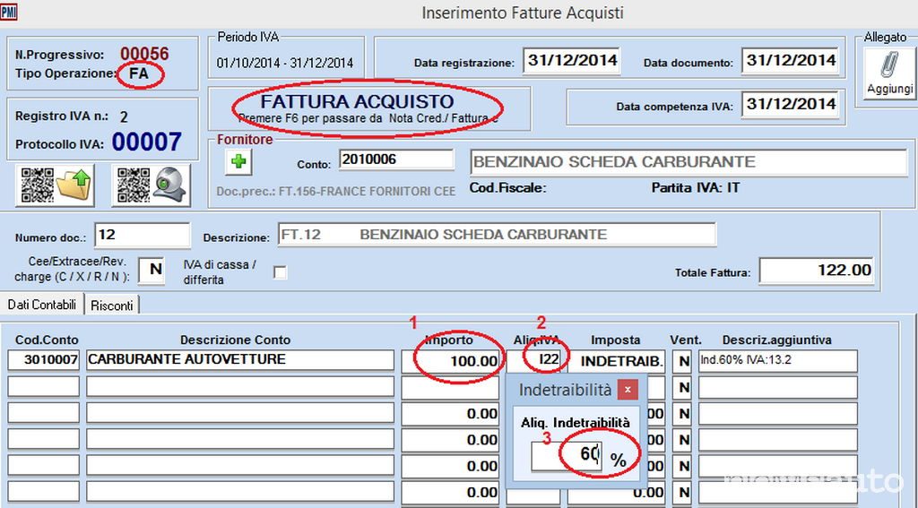 Ricevuta elettronica carta carburante