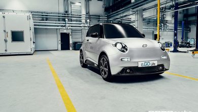 e.Go Life city car elettrica, vista di profilo