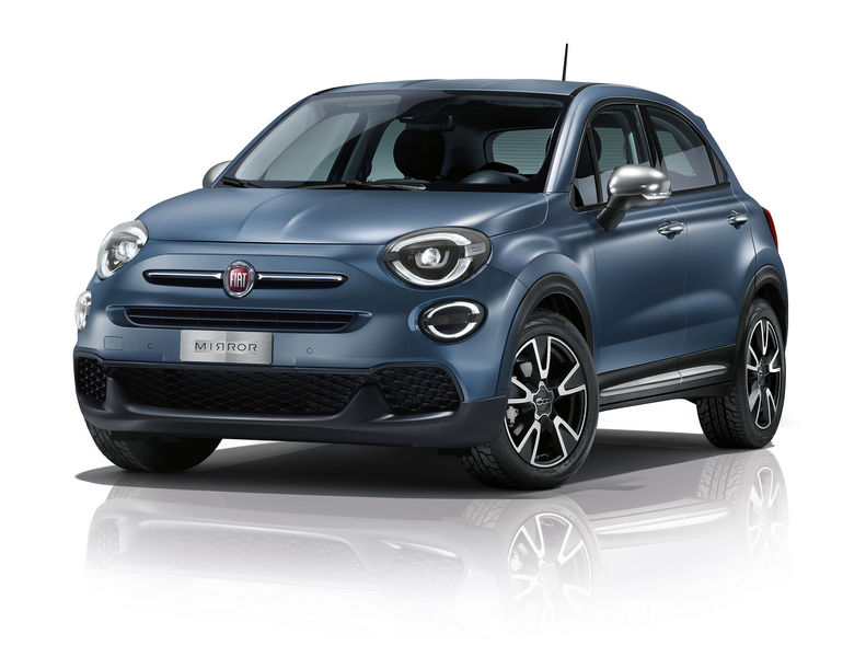 Fiat 500X Mirror, vista di profilo