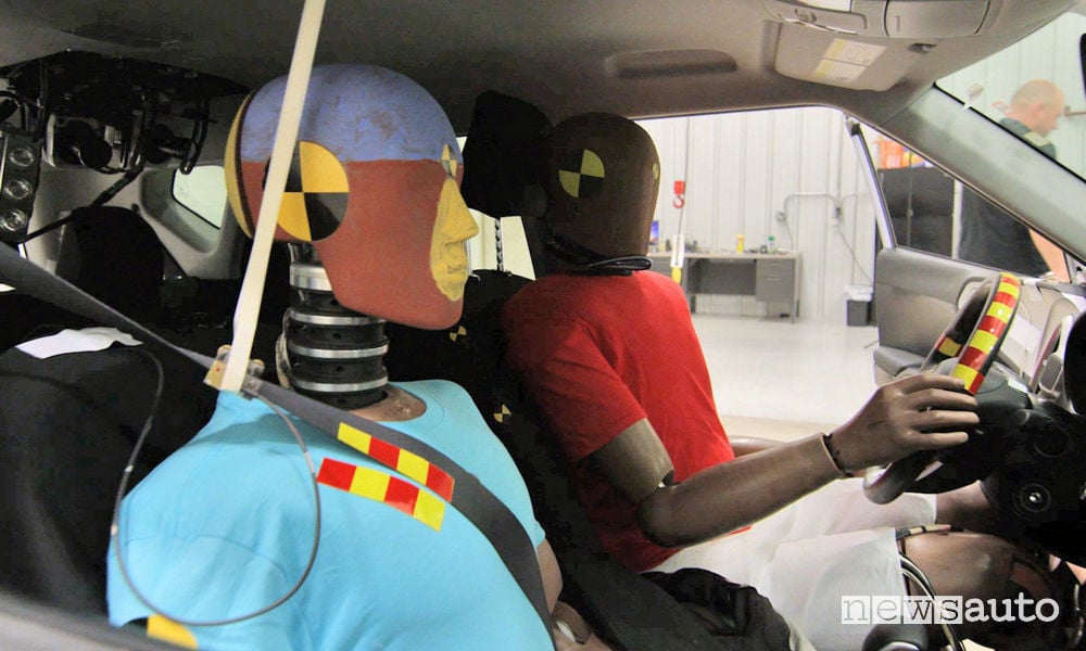 Airbag auto incidenti multipli